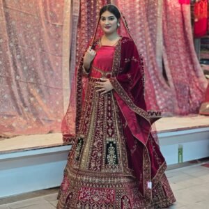 Designer Wedding Lehenga with Dupatta