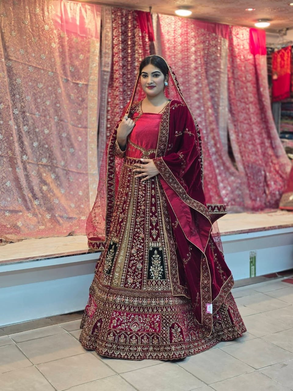 Designer Wedding Lehenga with Dupatta